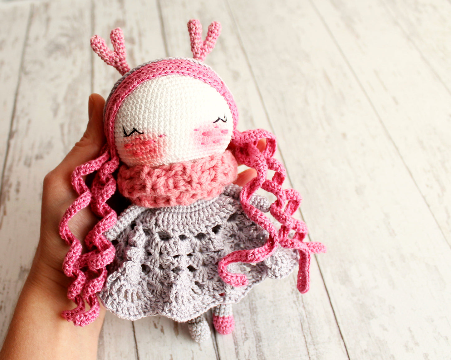 PDF SET Two Amigurumi Patterns, Amigurumi Doll Deer, Amigurumi Little Deer, DIY Doll, Stuffed Toy, Crochet Gift Idea