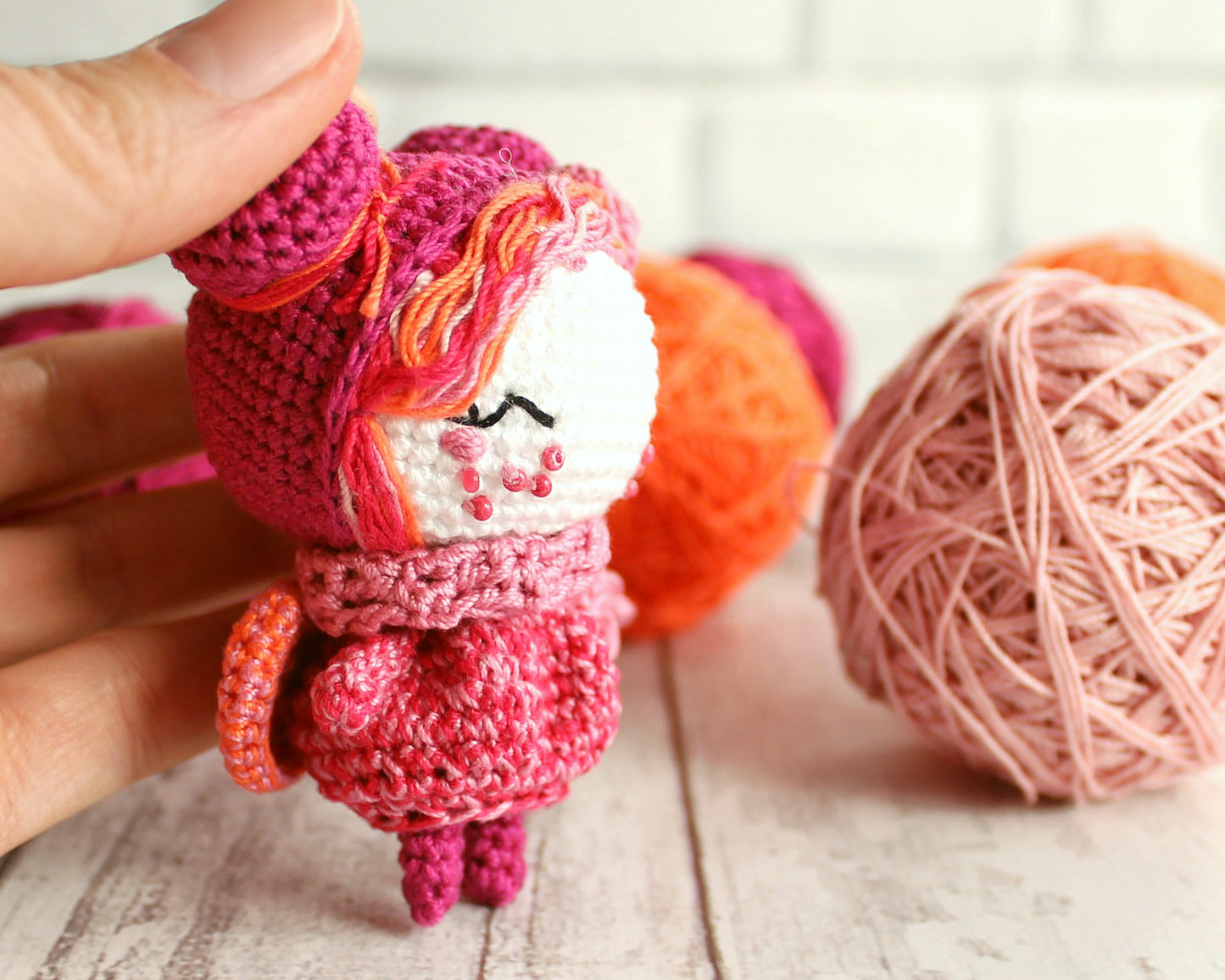 PDF Pattern Amigurumi Fairy, Crochet Doll, Handmade Toy