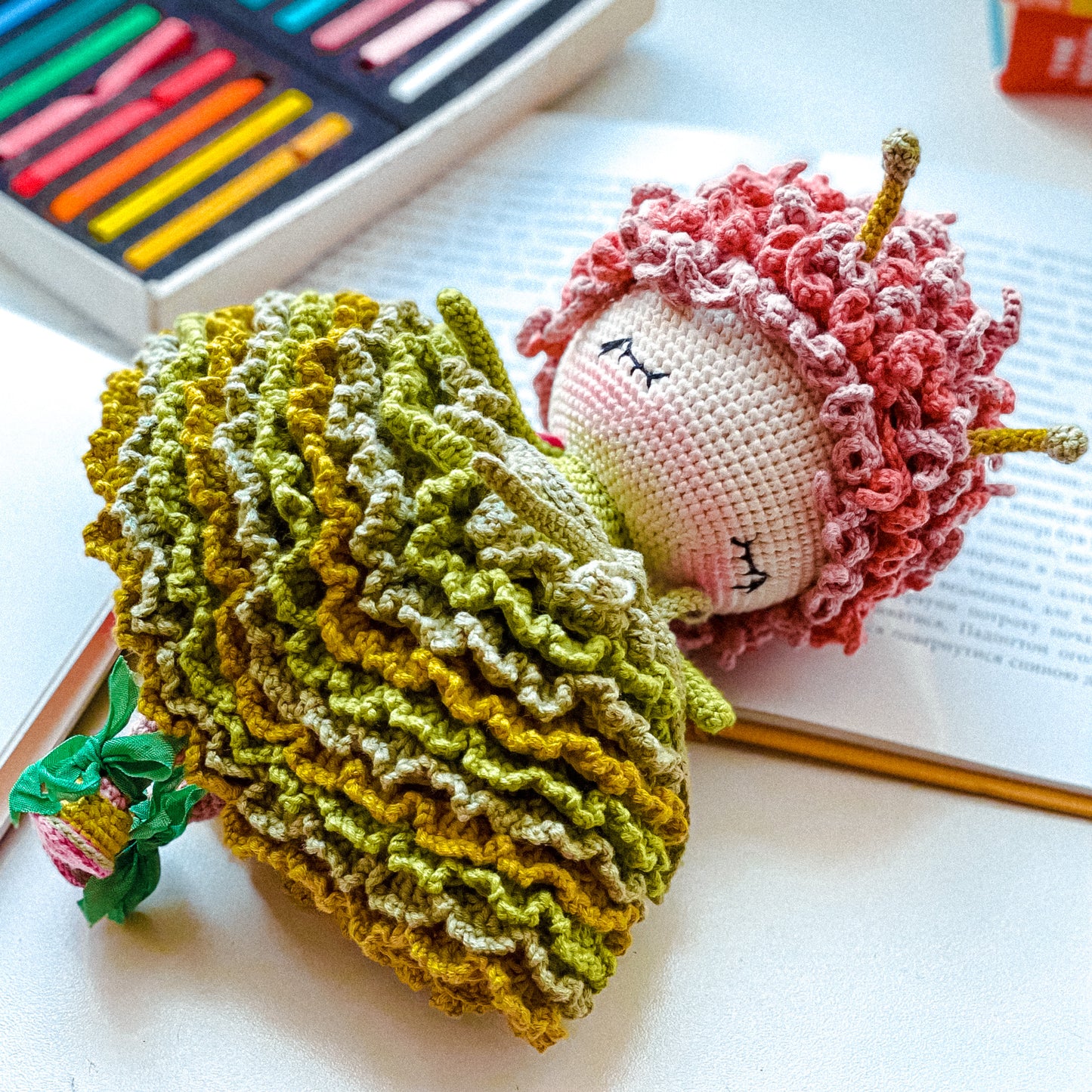 PDF Crochet PATTERN Amigurumi Doll Cute Butterfly ENGLISH